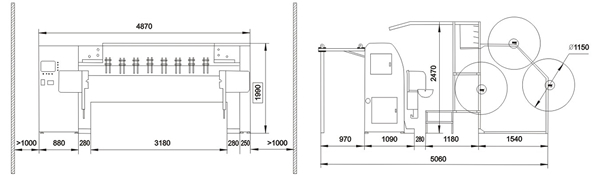 HC94-3JE Computerized multineedle Chain Stitch quilting machine